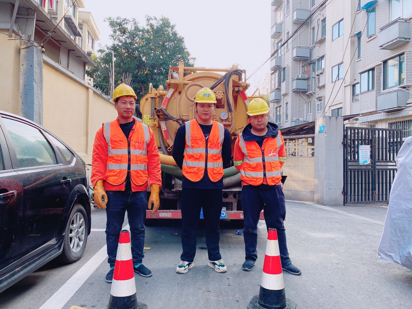 明故宫南京某小区管道清淤检测施工